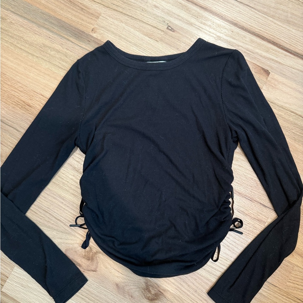 Black Long Sleeve Women's Top